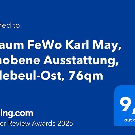 3 Raum Fewo Karl May, Gehobene Ausstattung, Radebeul-Ost, 76Qm 외부 사진